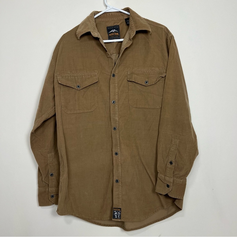 Pacific Trail Tan Corduroy ShirtMens size Medium